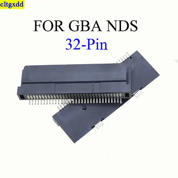1 шт. для слота GBA, 32-контактный разъем для считывания карт памяти для игровых картриджей NDS, запасные части для обслуживания карт памяти/считывателя карт памяти