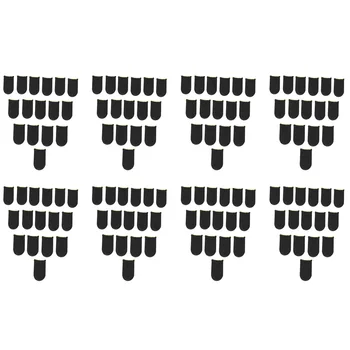 18-контактные накладки для пальцев из углеродного волокна для мобильных игр PUBG, накладки для пальцев на экран, черно-желтые (128 шт.)