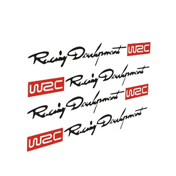 4шт Наклейки На Ручки Автомобиля WRC Rally Racing В Полоску Автомобильные Наклейки Виниловые для Ford Focus Escape Kuga Fiesta Ecosport KA Mini R55 R56 и т.д.