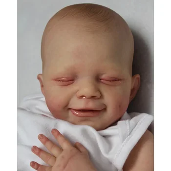 50-сантиметровая кукла-Реборн, новорожденная Эйприл, мягкое приятное тело, реалистичная 3D кожа с видимыми венами, высококачественная кукла ручной работы