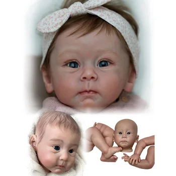 55 СМ Наборы для Перерождения Хаксли Реалистичная Раскрашенная Пустая Виниловая Кукла Комплект Незаконченных Деталей Куклы В Разобранном Виде Bebê Reborn kукла