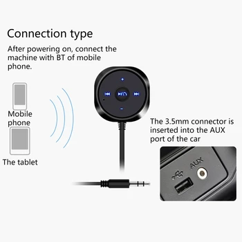 Bluetooth-совместимый адаптер 3.0 AUX для автомобиля, музыкальный приемник с шумоподавлением для домашних стереонаушников, Громкая связь B36B