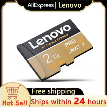 Lenovo 2 ТБ 128 ГБ Высокоскоростная Карта Флэш-Памяти 512 ГБ 256 ГБ Класса 10 Водонепроницаемая Карта Memoria Micro TF SD Для Камеры Телефона Ноутбука