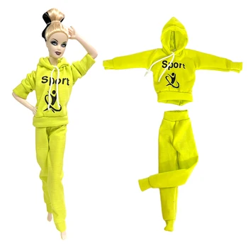 NK 1 Комплект повседневной одежды, спортивная одежда, костюм для занятий йогой, одежда для кукольного домика для куклы Барби, аксессуары для детских игрушек