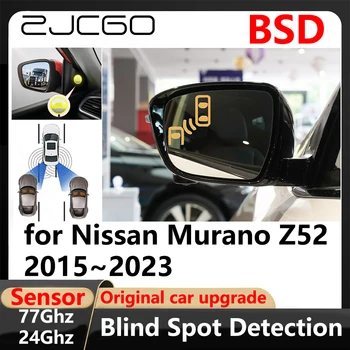 ZJCGO BSD Обнаружение Слепого пятна С помощью Системы Предупреждения о Смене полосы движения При парковке для Nissan Murano Z52 2015 ~ 2023
