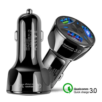 Автомобильное зарядное устройство для мобильного телефона Qc3.0 с тремя USB-разъемами для Great Wall poer m4 voleex c30 pao wingle