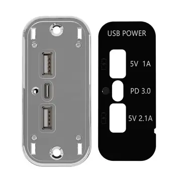 Автомобильное зарядное устройство USB для мобильного телефона USB 3-портовый преобразовательный штекер Стабильное напряжение Адаптер автоматического зарядного устройства для автобусов, автомобилей, внедорожников, кораблей