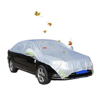 Автомобильный солнцезащитный козырек Полуприкрытие Солнцезащитный крем Теплоизоляционный чехол для автомобиля многослойный материал Средства защиты автомобиля для внедорожников