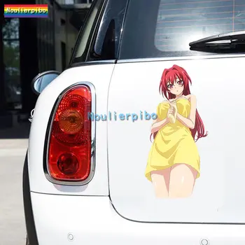Анимационные наклейки на окна автомобиля с красивой девушкой, водонепроницаемая персонализация, креативная наклейка для украшения тела, наклейка из ПВХ