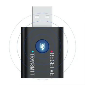 Беспроводной Аудиопередатчик Приемник 2 В 1 Адаптер TR6 Bluetooth 5,0 Приемник Передатчик 3,5 мм Usb Для Динамика Гарнитуры Автомобиля