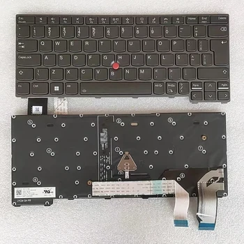 Бразильская Клавиатура с Подсветкой для ноутбука Lenovo ThinkPad X13 Gen 2 Type 20WK 20WL 20XH 20XJ X13 Yoga Gen 2 Type 20W8 20W9