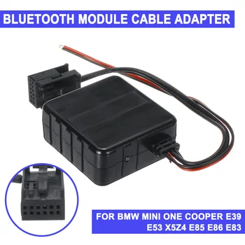 Для BMW MINI ONE COOPER E39 E53 X5Z4 E85 E86 E83 Автомобильный Bluetooth AUX кабель-адаптер Радио Стерео музыка