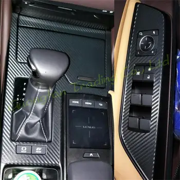 Для Lexus ES 2018-2020 Автомобильный Стайлинг 3D/5D из углеродного волокна, Центральная консоль салона автомобиля, Цветная формовочная наклейка, отличительные знаки