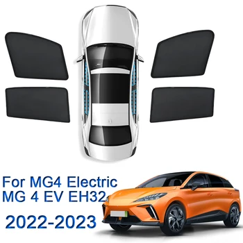 Для MG4 Electric MG4 EV EH32 2022 2023 Солнцезащитные Козырьки На Боковых Стеклах Автомобиля Магнитная Адсорбционная Занавеска Уединения Солнцезащитный Козырек Автомобиля УФ-Отражение