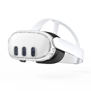 Для Меня ta Quest 3 VR Glasses Host Защитный Чехол из Прозрачного ТПУ материала Высокой четкости
