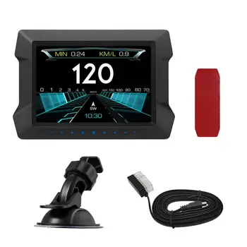 Измеритель наклона автомобиля Точный измеритель наклона Монитор данных ЖК-дисплей Автоматический Точный Спидометр наклона Автомобильный цифровой датчик