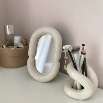 Керамический держатель для зубных щеток серии Creative life knot, полка, ванная для пары, зубная щетка, зубная паста, декоративная полка для хранения