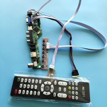комплект для LTN173KT03 TV AV Панель Экран LCD LED VGA пульт дистанционного управления 1600X900 USB 40pin LVDS 17,3 