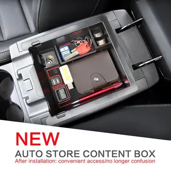 Коробка для хранения Подлокотников Центральной консоли Mazda CX-5 2017- 2022 CX5 Коробка для внутренних аксессуаров Для укладки и уборки ABS Контейнер