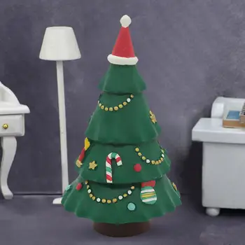 Модель рождественской елки из смолы 1: 12 для создания миниатюрной сцены микроландшафта