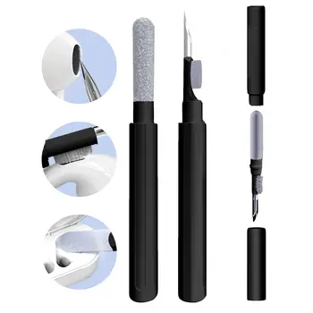 Набор чистящих средств 3-в-1 для Airpods Pro 1 2 3 Ручка-щетка для Чистки наушников Bluetooth Наушники Чехол Гарнитура Инструменты Для чистки Телефона