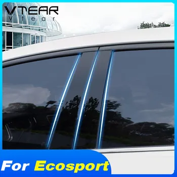 Наклейки на окна Vtear, защита от царапин, отделка экстерьера автомобиля, аксессуары для стайлинга автомобилей, запчасти для Ford Ecosport 2014 2019