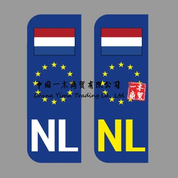 Наклейки с номерным знаком Нидерландов с флагом Идеально подходят для оформления полей ЕС под пленку или с флагом Car Wash Safe NL