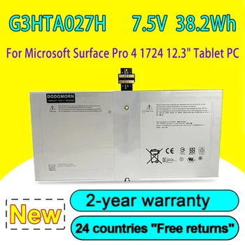 Новый Аккумулятор для ноутбука G3HTA027H DYNR01 Для Microsoft Surface Pro 4 1724 12,3 