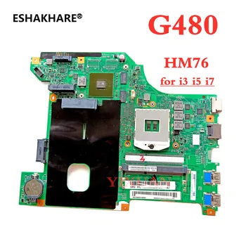 Оригинальная материнская плата для ноутбука Lenovo G480 SLJ8E HM76 90001143 N13M-GE-B-A1 LG4858L MB 11326-1 100% полностью