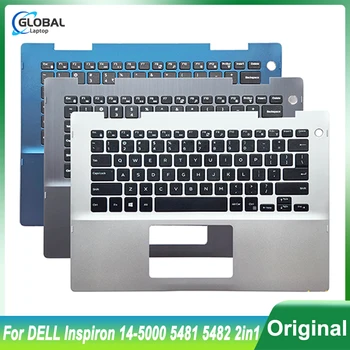 Оригинальная новая клавиатура США/Великобритании/CA/AR для DELL Inspiron 14-5000 5481 5482 2- Замена верхней крышки подставки для рук ноутбука in-1 041KVJ