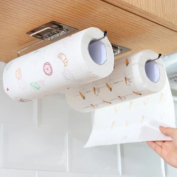Подвесной держатель для туалетной бумаги Держатель для рулона Бумаги Подставка для полотенец для ванной Комнаты Кухонная подставка Для бумаги Стеллажи для домашнего хранения