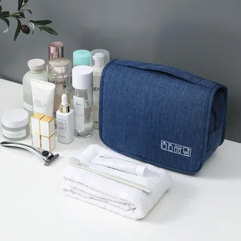 Портативная сумка для туалетных принадлежностей с подвесным крючком, дорожная косметичка, женская сумка-органайзер для мытья, косметичка для хранения косметики в ванной, сумка для мытья посуды