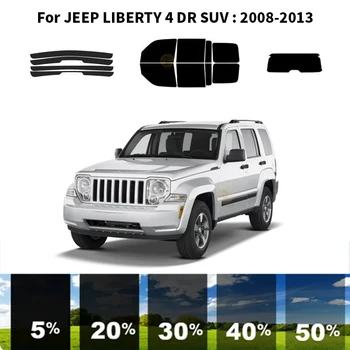 Предварительно нарезанная нанокерамика, комплект для УФ-тонировки автомобильных окон, Автомобильная пленка для окон JEEP LIBERTY 4 DR SUV 2008-2013