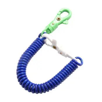Шнур со спиральной обмоткой, защищенный от кражи, Спиральный шнур, эластичная цепочка для ключей, защитное кольцо для ключей, ремешок, Пружинная обмотка, веревка для аксессуаров для сумок